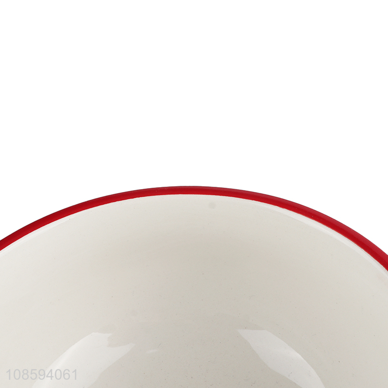 New product Christmas ceramic bowl holiday ice ceram bowl