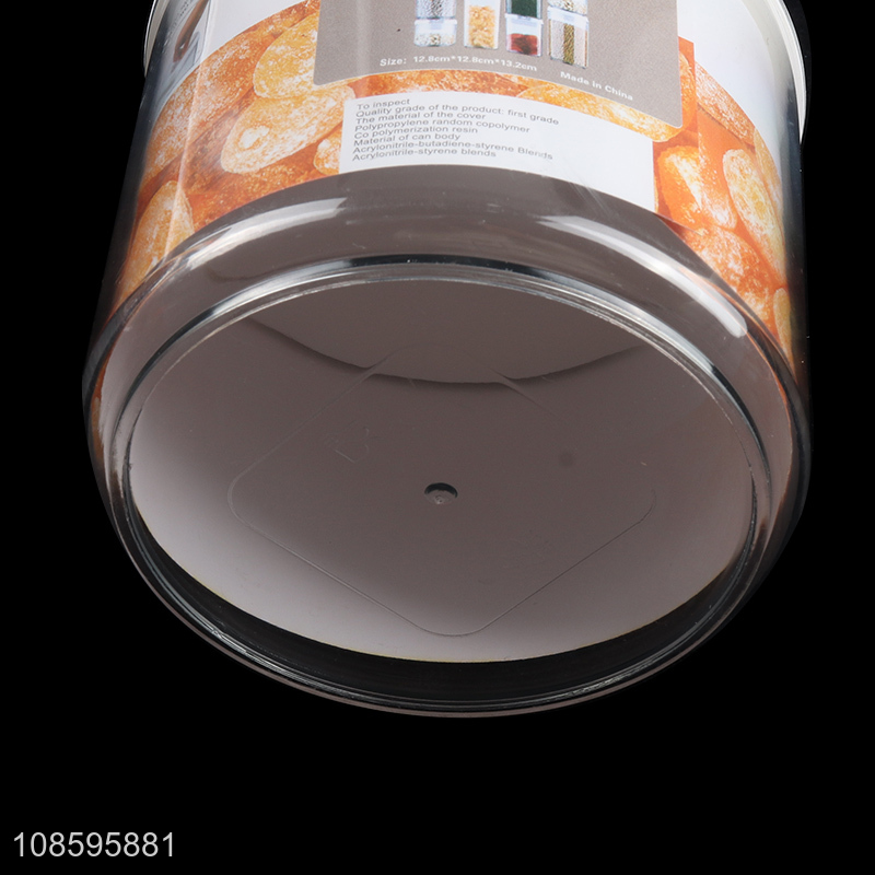 Low price airtight plastic food storage jar storage canister