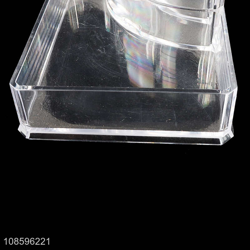 Hot product clear multi-function plastic makeup storage box