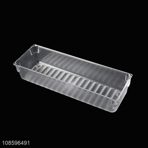 Hot selling plastic refrigerator storage box desktop organizer