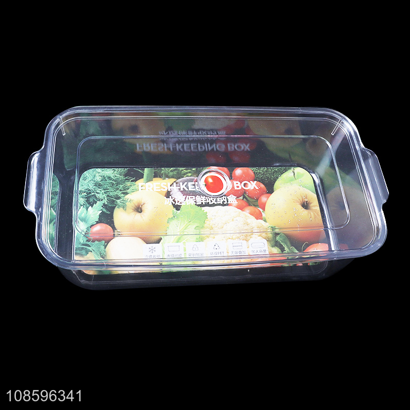 Wholesale plastic fresh-keeping box refrigerator food container