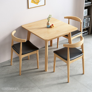 Hot items simple small household solid wood dining table