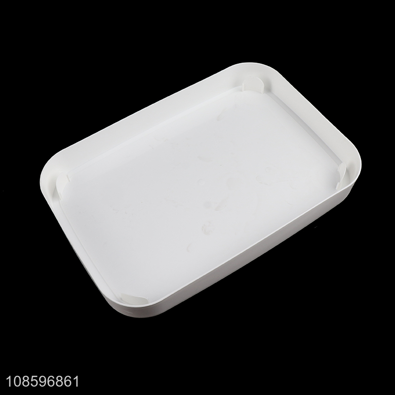 Popular products white plastic storage box storage basket with lids