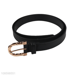 Good selling ladies pu fashion belt decorative waistband wholesale