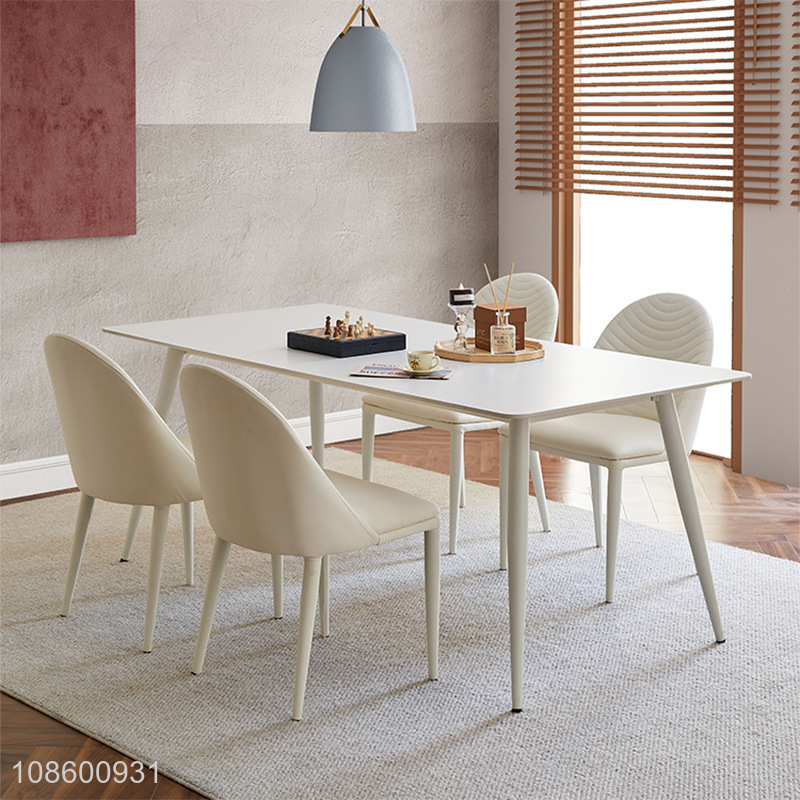 China factory living room simple rectangular dining table for sale