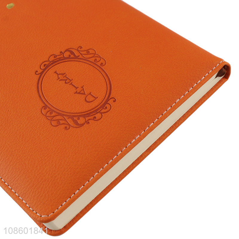 Factory price pu leather school office stationery notebook for sale