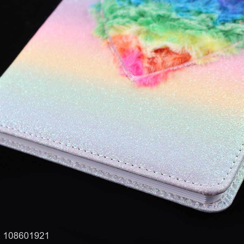 Top selling writing paper pu embroidery notebook for stationery