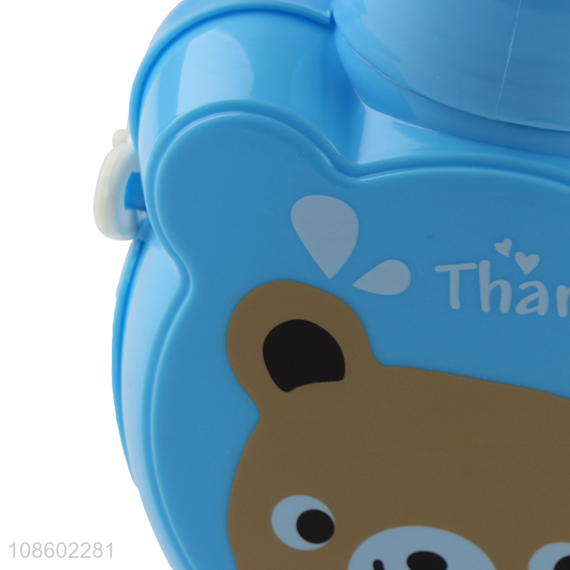 Popular products cartoon kids portable plastic water cup water bottle