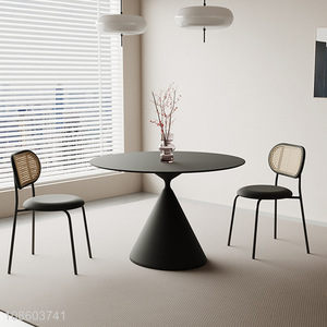 Popular products round rock slab home furniture dining table wholesale