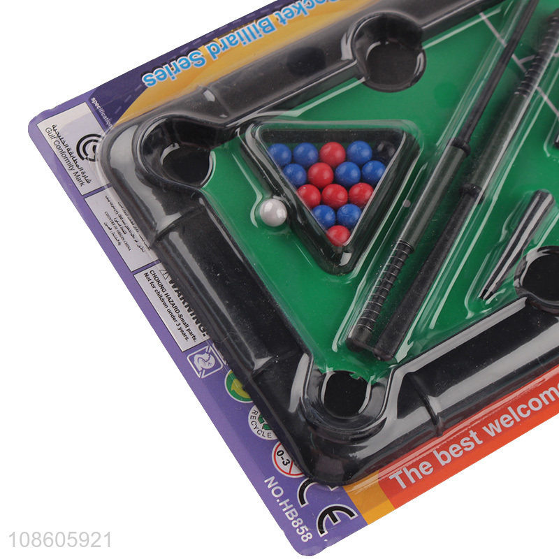 Wholesale mini billiard balls snooker pool toy for kids age 3+