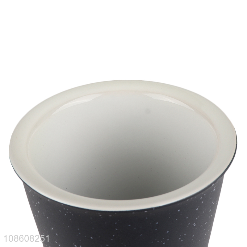 New product tall ceramic mugs speckled coffee cups with handle