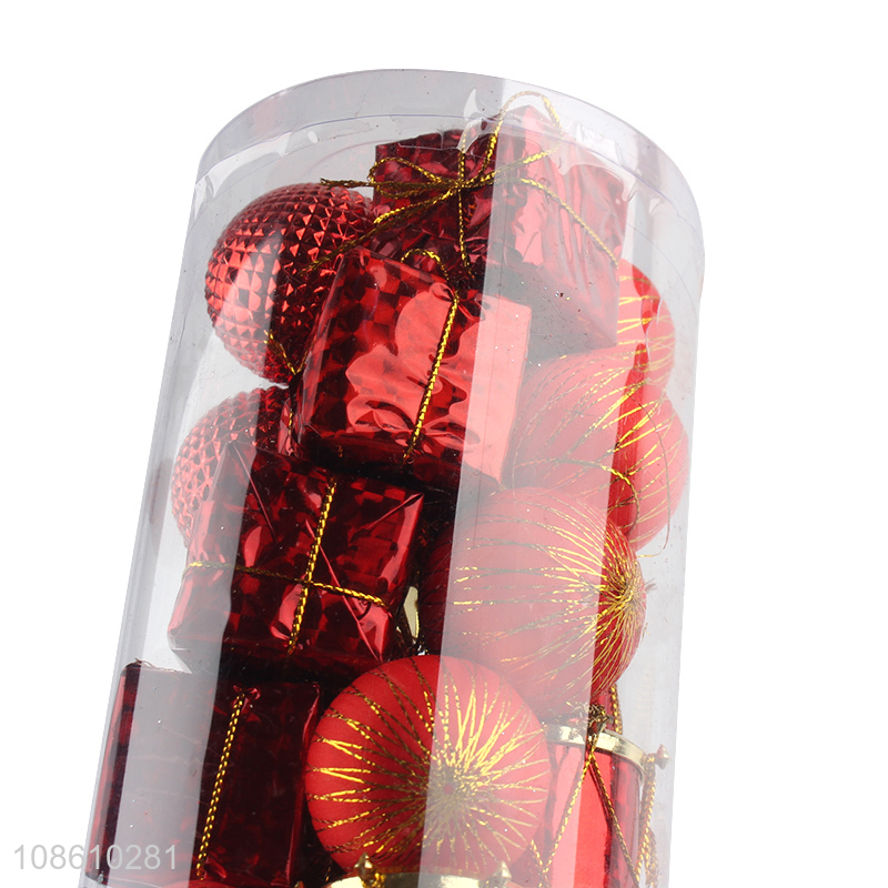 Popular products red christmas decoration hanging ball for sale