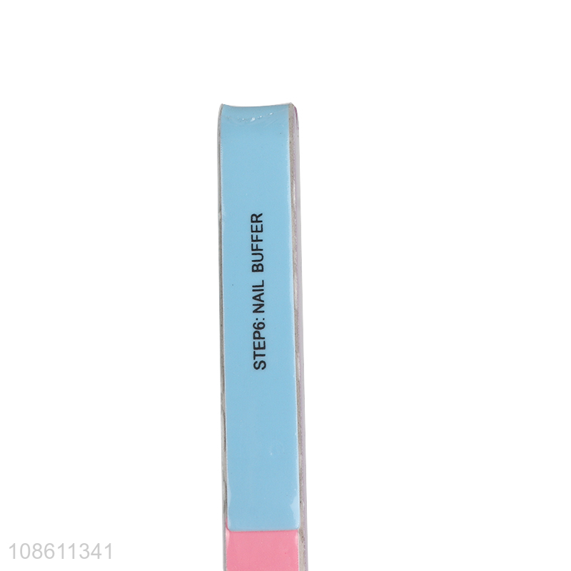 Online wholesale nail file 7-step nail buffer nail art supplies