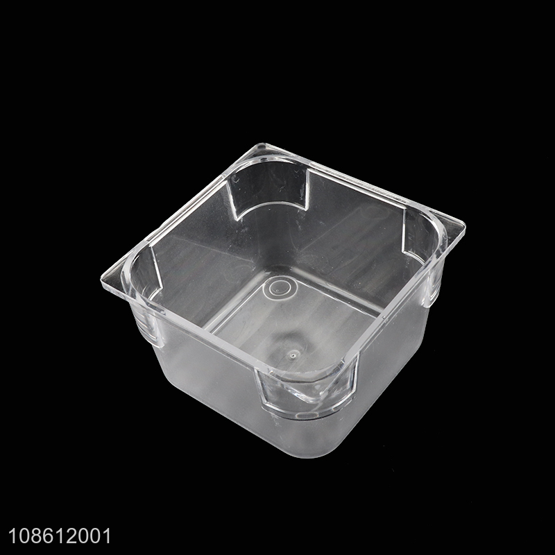 Factory price clear plastic bathroom drawer organizers set for sale