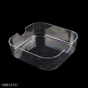 Good quality clear plastic desktop organizer bin storage box wholesale