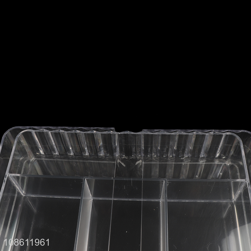 Wholesale clear drawer organizers set multi-purpose storage bins set