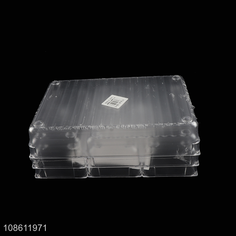 Factory supply clear drawer organizers set plastic makeup storage boxes