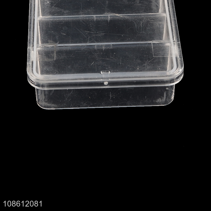 Wholesale 5-compartment plastic fishing gear storage box for fishing lures