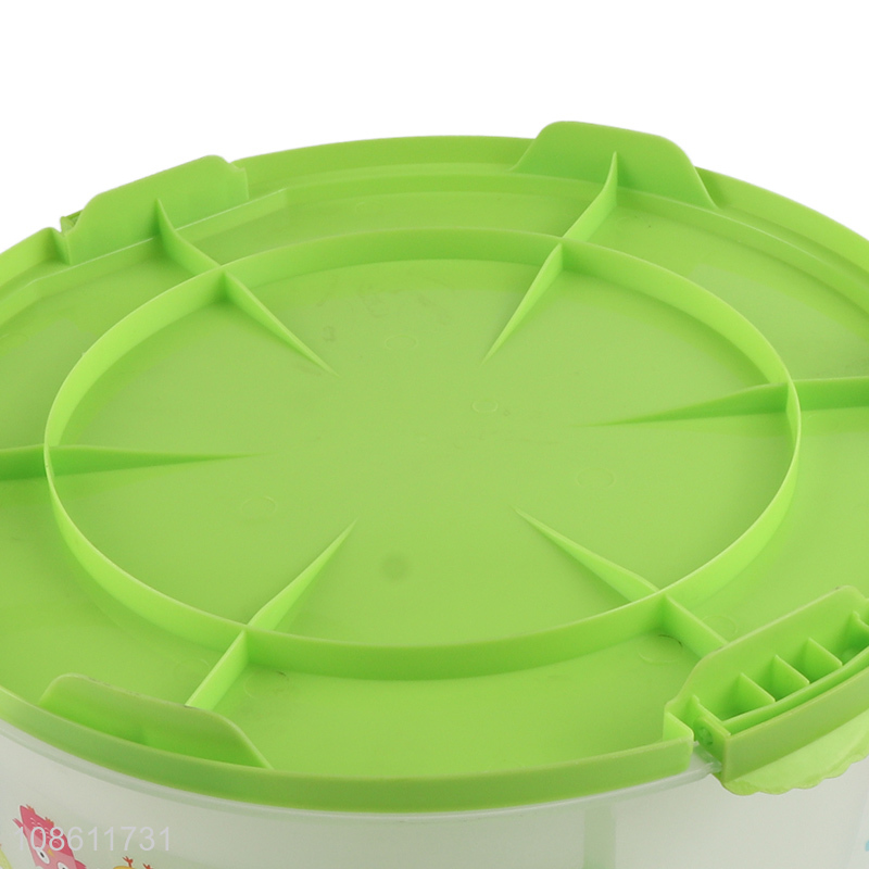 Good quality reusable food grade plastic cake carrier cake stand