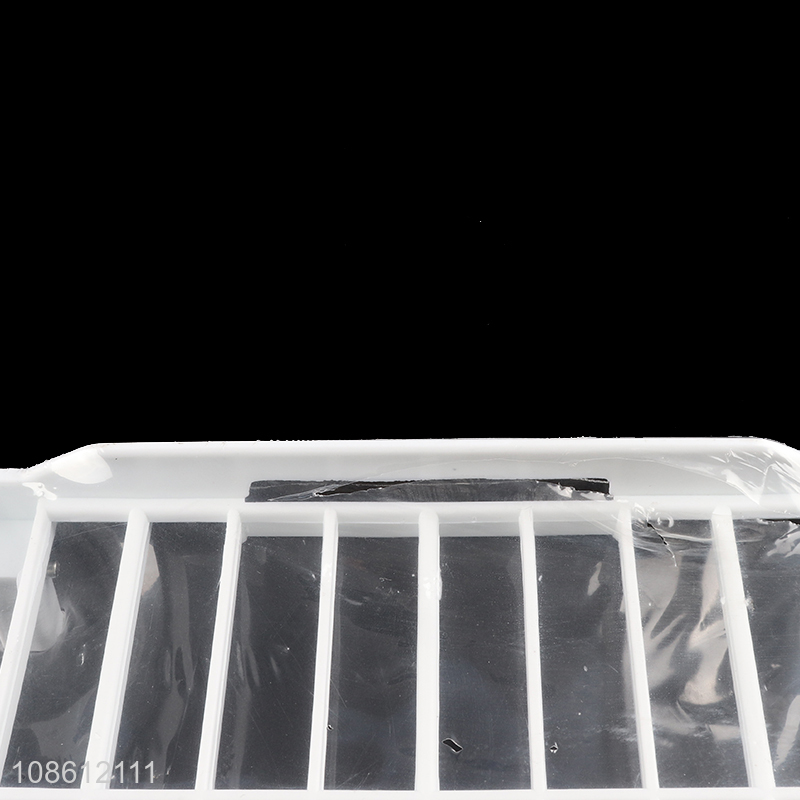 Online wholesale kitchen dish rack folding plastic dish strainer