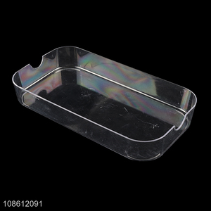 High quality clear plastic desktop organizer storage box for cosmetics