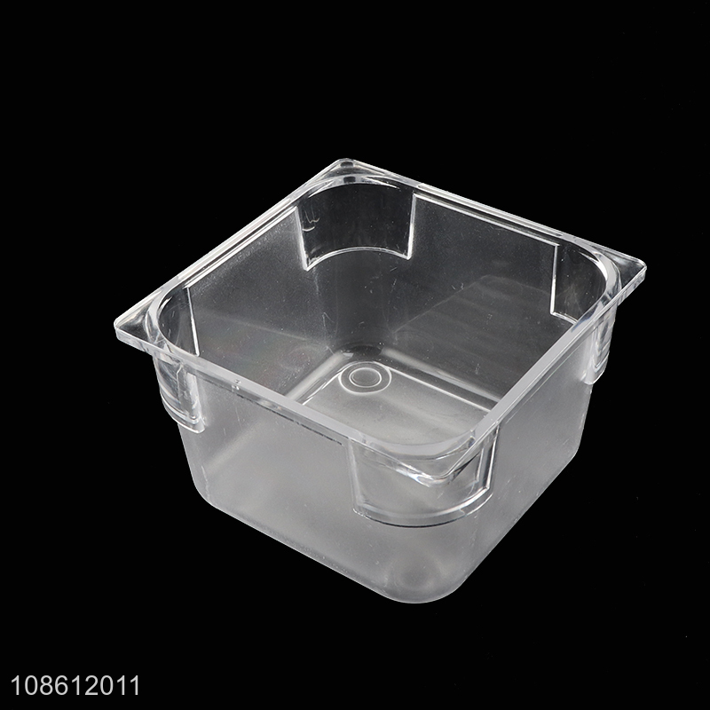 Factory supply clear plastic drawer organizers set for vanity dresser