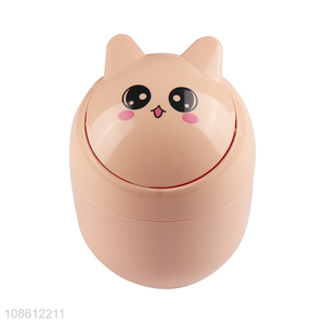 Hot selling cute mini desktop trash <em>can</em> <em>garbage</em> <em>can</em> for office