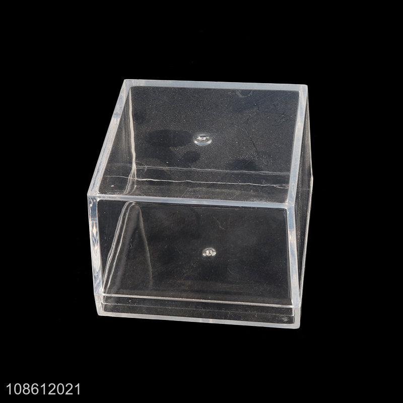 New product small plastic storage bins cookies cakes storage box