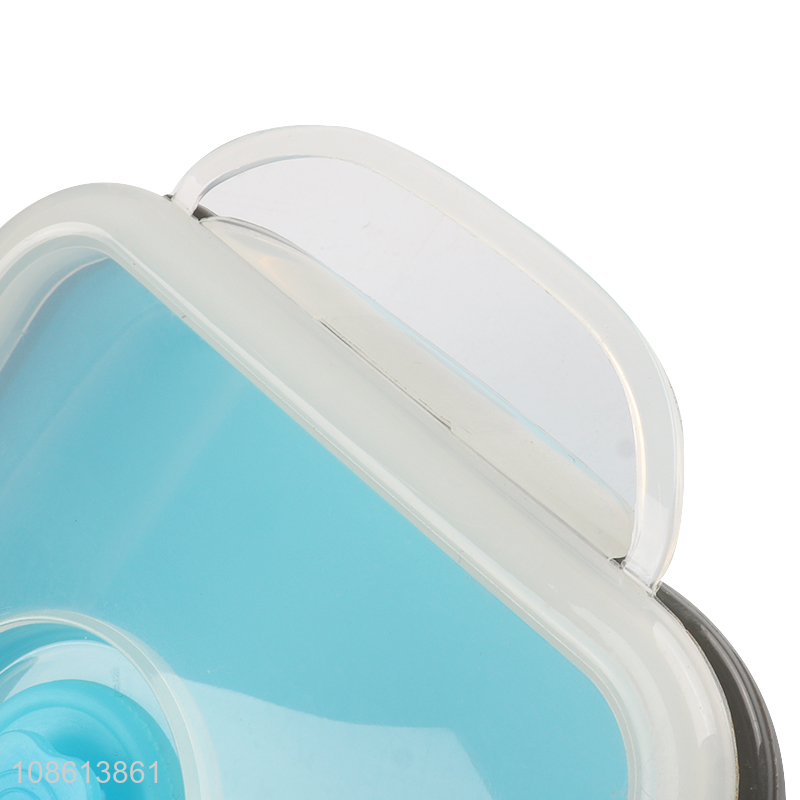 New product eco-friendly collapsible silicone food crisper lunch box