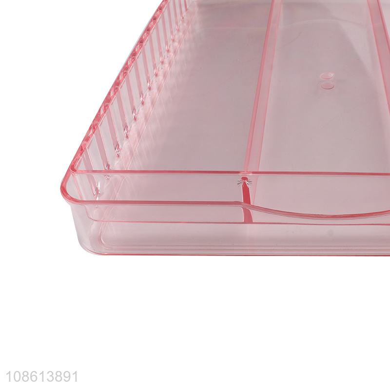 New product multi-use storage box plastic cutlery storage box with lid