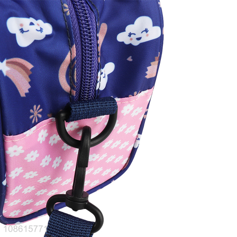 Hot selling portable waterproof cartoon printed lunch bag for kids