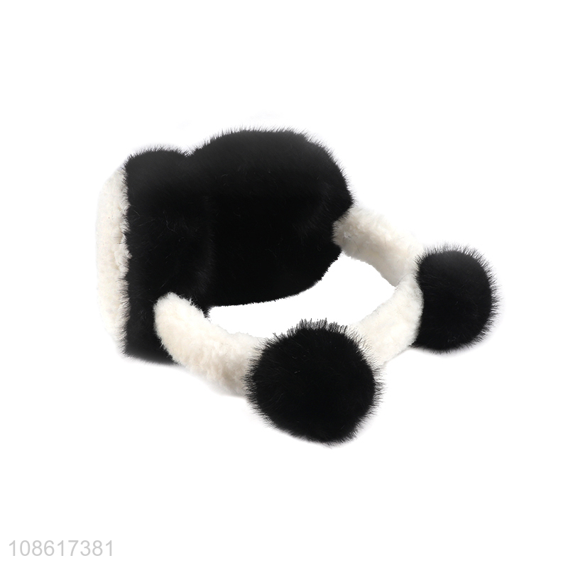 Good quality cute winter warm earmuffs fuzzy ear cover for student