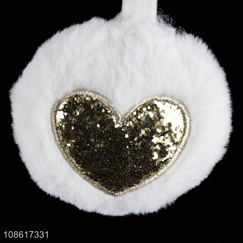 Good quality sequineed ear muff ear cover ear wamer for women girls