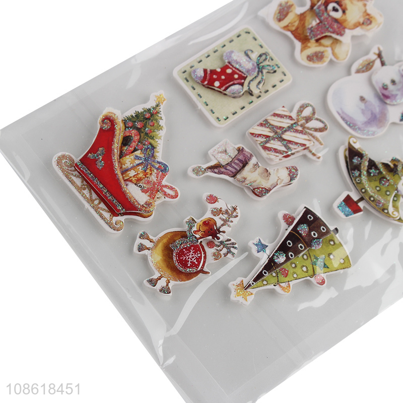 New Product DIY Arts and Crafts Christmas Stickers for Christmas Cards