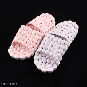 China wholesale women non-slip massage slippers for home