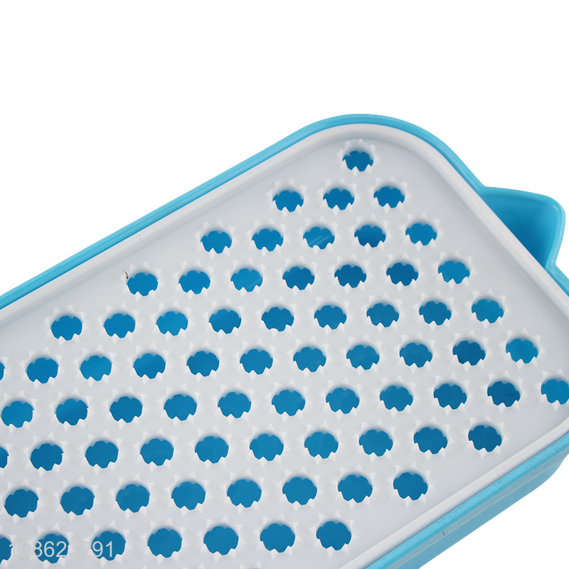 Wholesale kitchen tools plastic vegetable grater with storage container