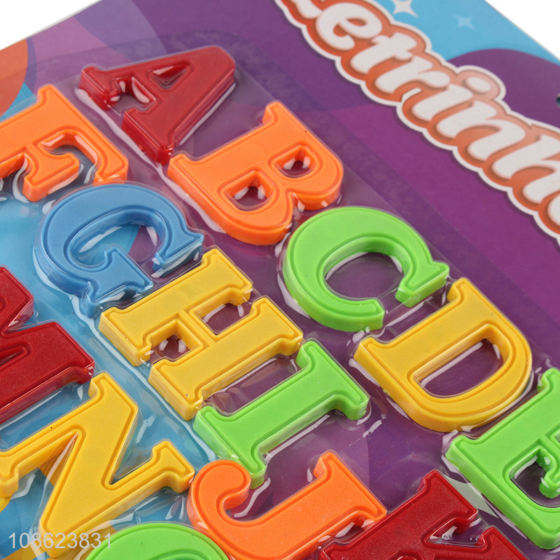 China wholesale plastic alphabet magnetic letters toys for children