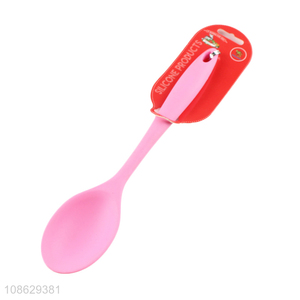 Wholesale food grade siliconebasting spoon silicone spoon for cooking