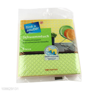 Wholesale multipurpose cleaning cloths cellulose sponge cleaning towels