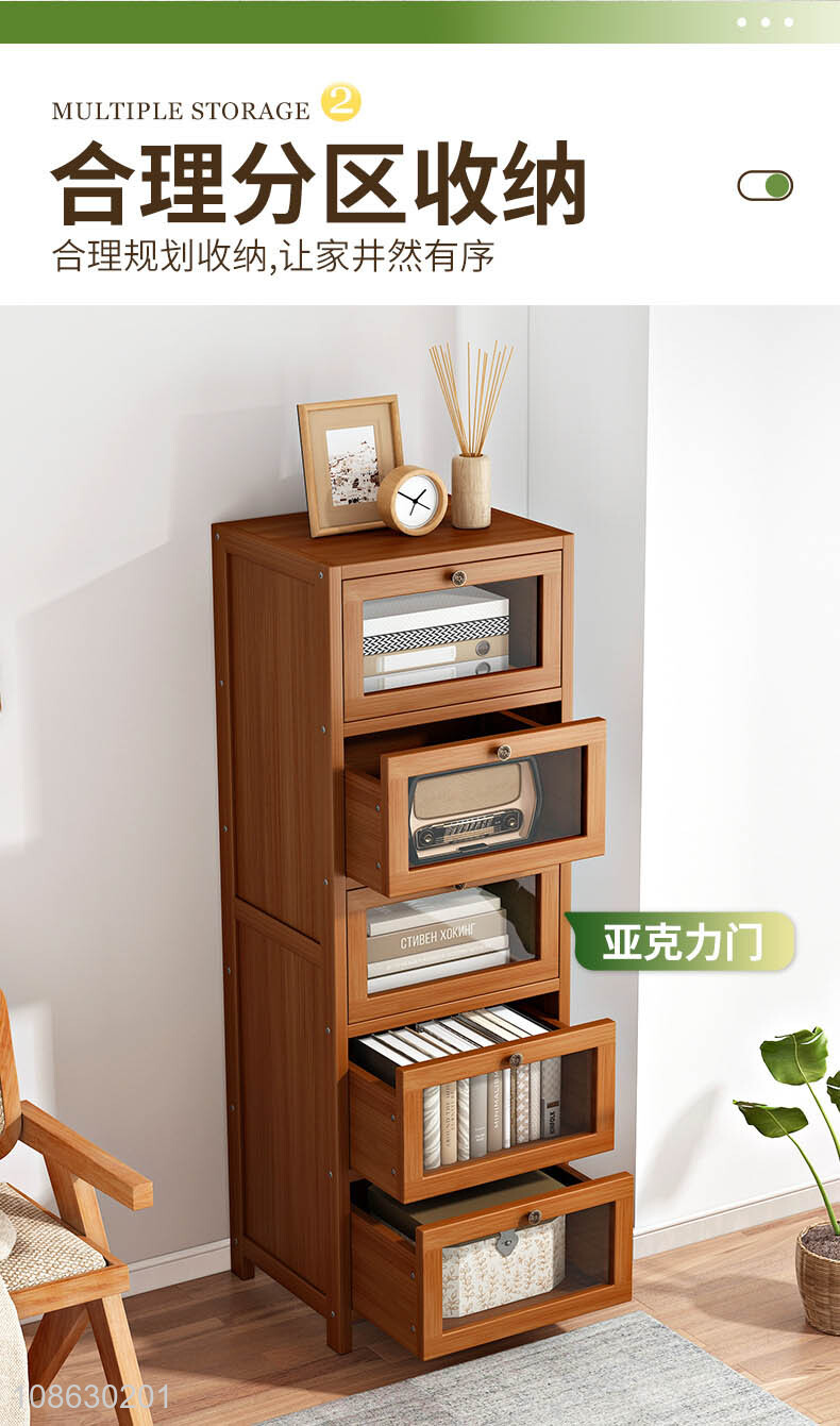 Low price multi-layer dust-proof home furniture storage cabinet