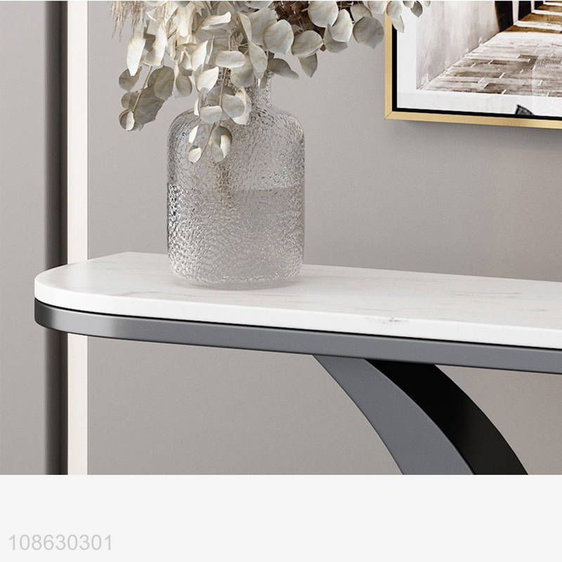 China imports metal art slate console table for entryway