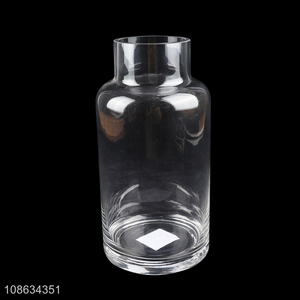 Popular products glass indoor decoration vase for sale