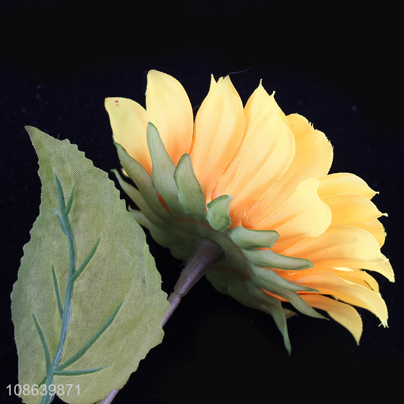 China factory artificial flowers fake sunflower artificial bouquet