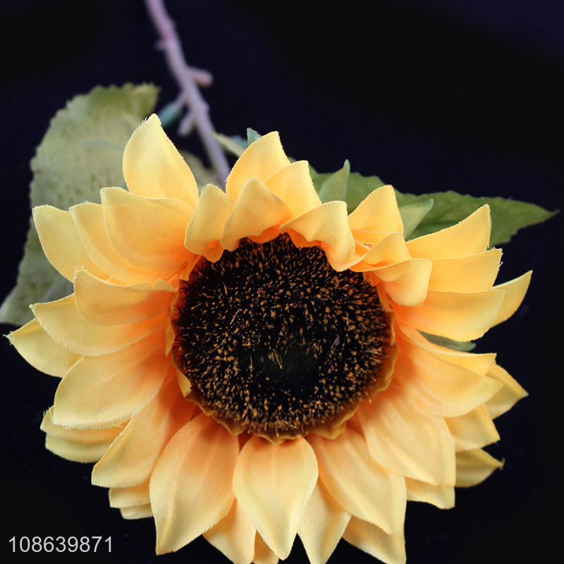 China factory artificial flowers fake sunflower artificial bouquet