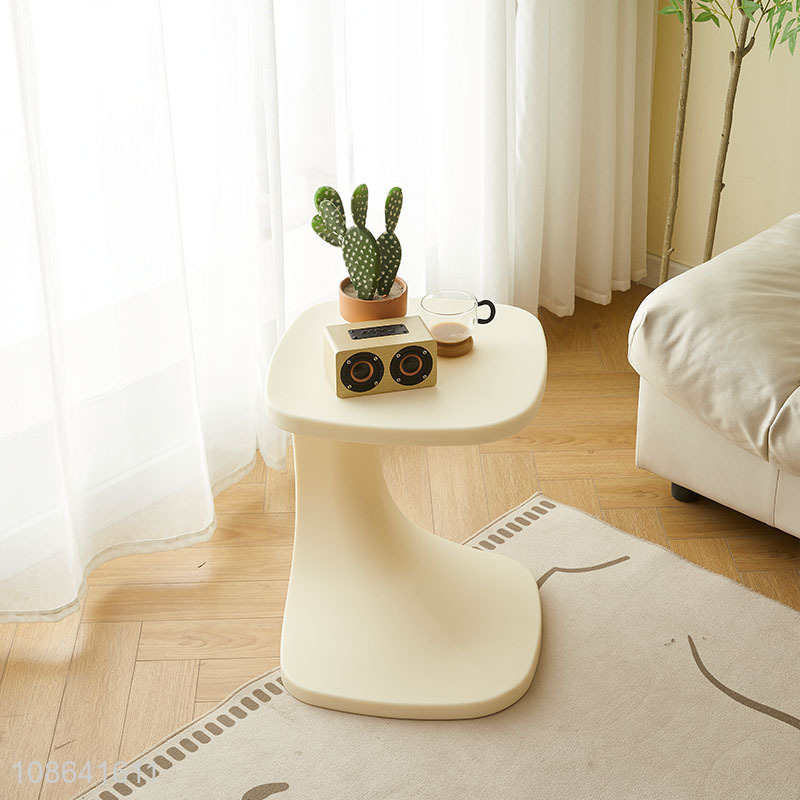 Good quality multicolor sofa side table plastic tea table for sale