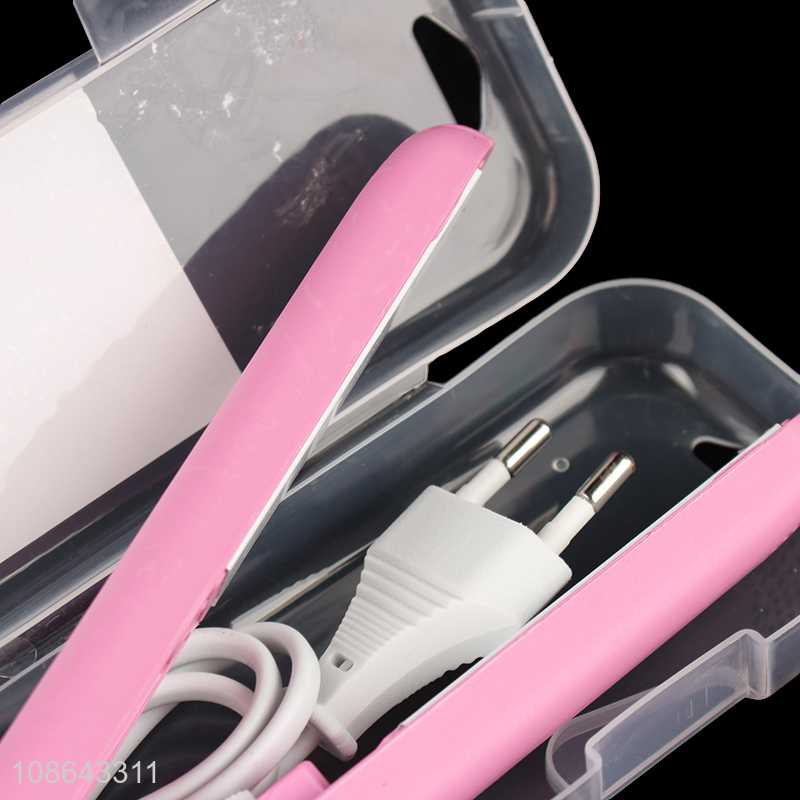 Wholesale dual-purpose electric hair straightener hair curler for women girls