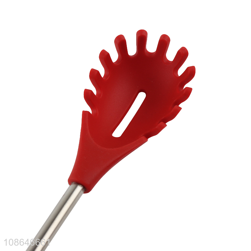 Top sale silicone spaghetti spatula noodle spoon wholesale