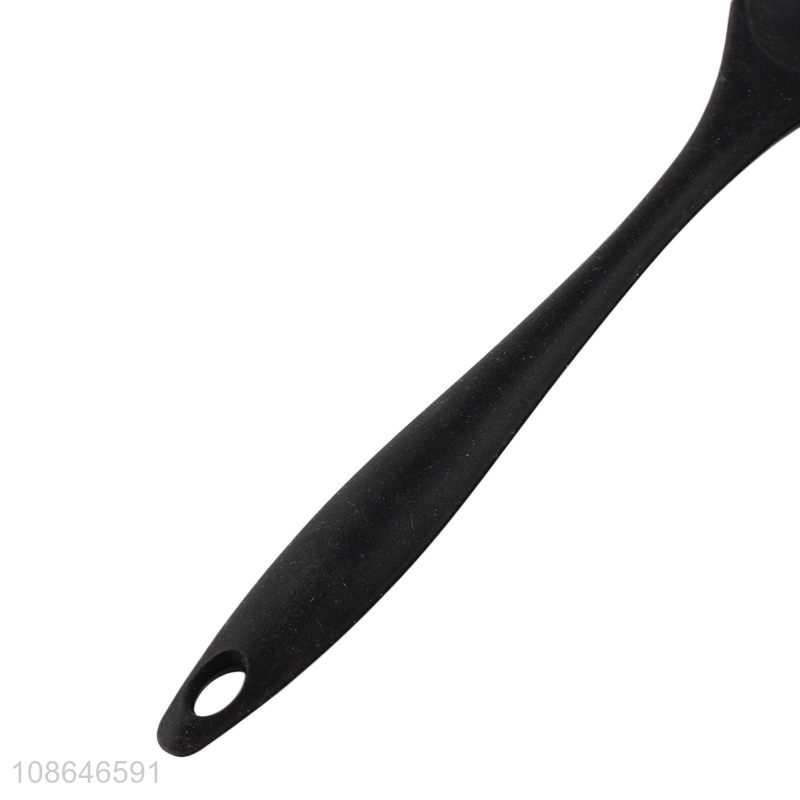 China wholesale black silicone spaghetti spoon pasta server