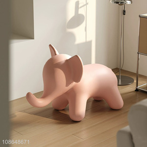 Most popular elephant shape cartoon children seat stools for sale