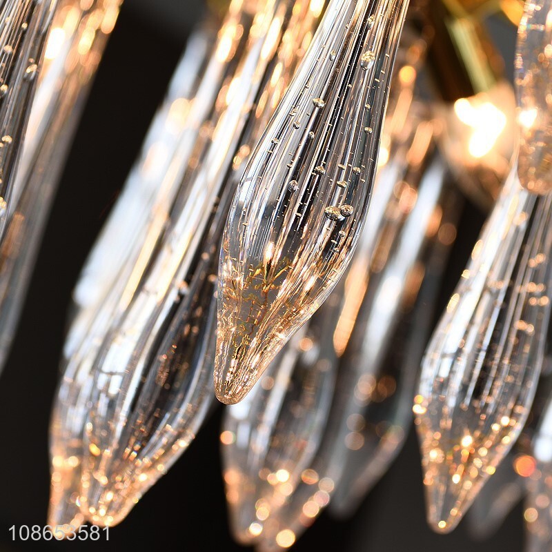 High quality modern glass chandelier tree branch chandelier ceiling light